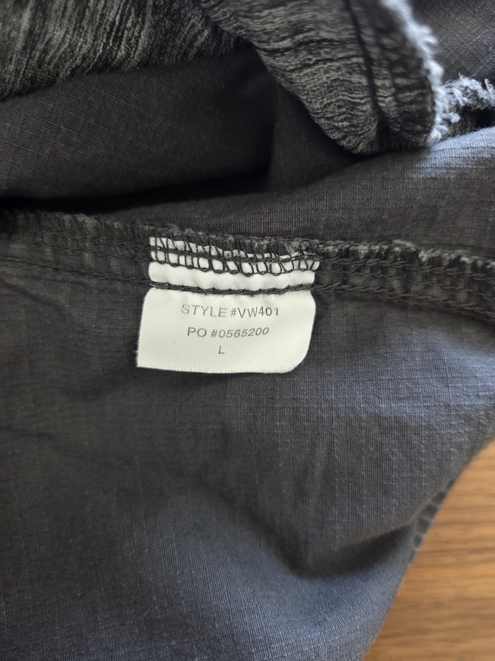 Vuori Women's Ripstop Pants Five-Pocket Design in Charcoal Grey, Size Large - Picture 10 of 10